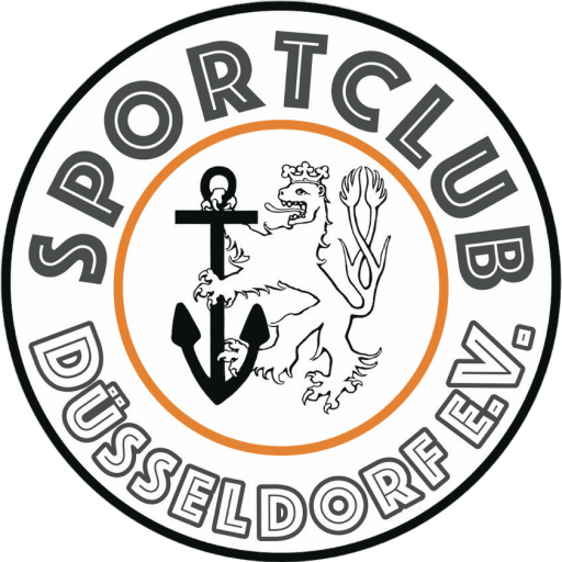 Logo des Sportclub Düsseldorf e.V. in orange grau